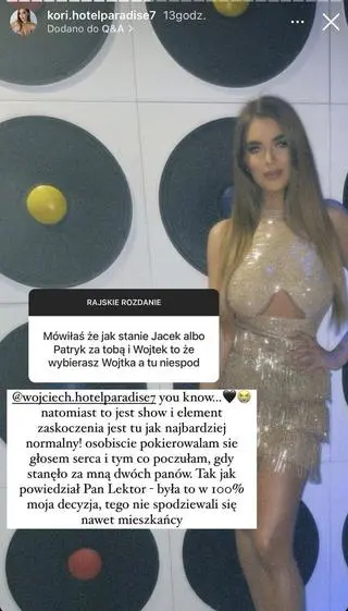 "Hotel Paradise". Kornelia o wyborze Patryka