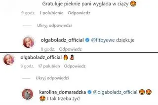 Olga Bołądź potwierdza ciążę