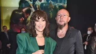 Natalia Kukulska i Michał Dąbrówka na premierze filmu "Bo we mnie jest seks".