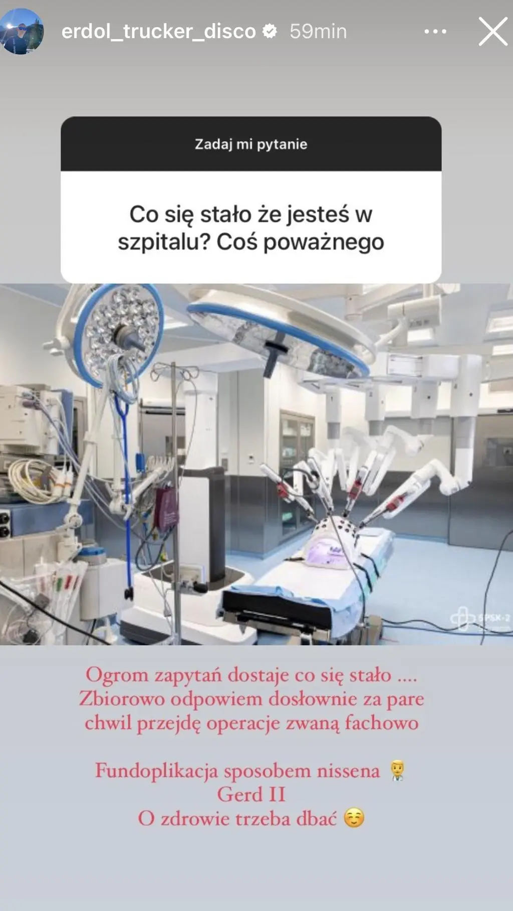 Maciej Mikołajczak przejdzie operację