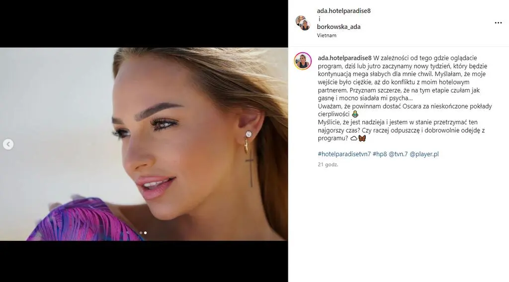 Ada Borkowska z "Hotelu Paradise 8" podejmie decyzję o opuszczeniu programu?