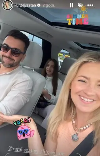 Barbara Kurdej-Szatan z rodziną na wakacjach