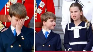 Louis i Charlotte  na Trooping the Colour 2024