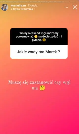 Kornelia ze "ŚOPW" o wadach męża