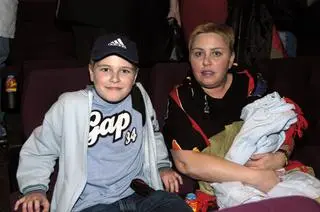 Dorota Wellman z synem
