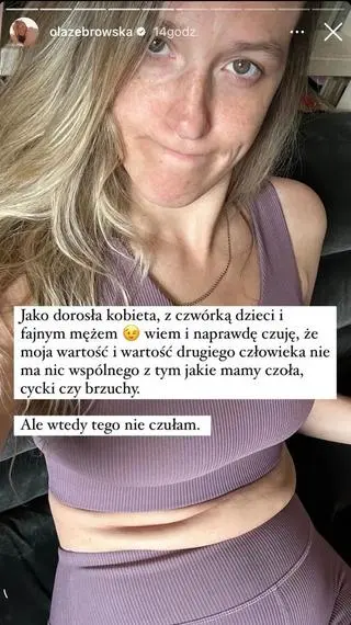 Aleksandra Żebrowska polubiła siebie 