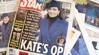 Księżna Kate na nagłówkach