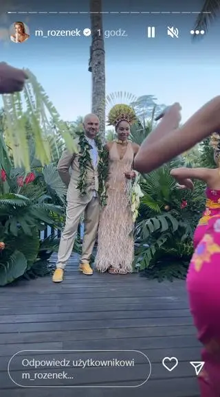 Drugi ślub Omeny Mensah i Rafała Brzoski