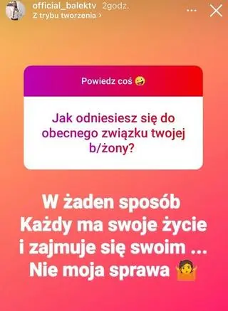 Adam ze "ŚOPW" o związku byłej żony Patrycji