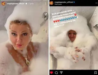 Magda Gessler opublikowała zdjęcia w kąpieli