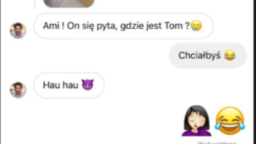 Amira z "40 kontra 20" pokazała wiadomość od Toma