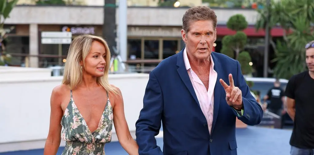 Hayley Roberts i David Hasselhoff