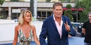 Hayley Roberts i David Hasselhoff
