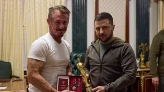 Sean Penn oddał swojego Oscara prezydentowi Ukrainy