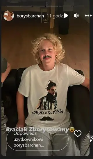 Borys Barchan z "Top Model" pokazał brata