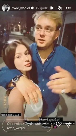 Roksana Węgiel i Kevin Mglej