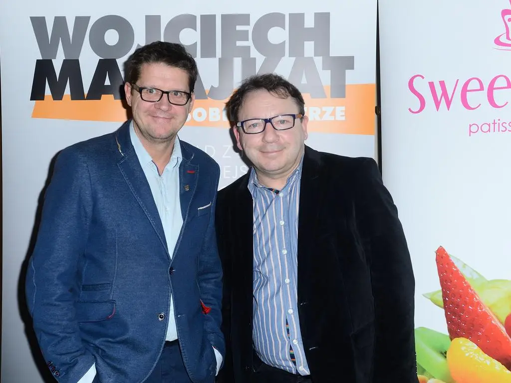 Wojciech Malajkat i Zbigniew Zamachowski podczas jednego z wydarzeń