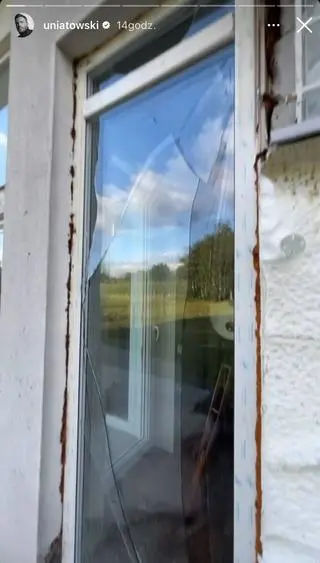 Sławek Uniatowski pokazał dom po pożarze