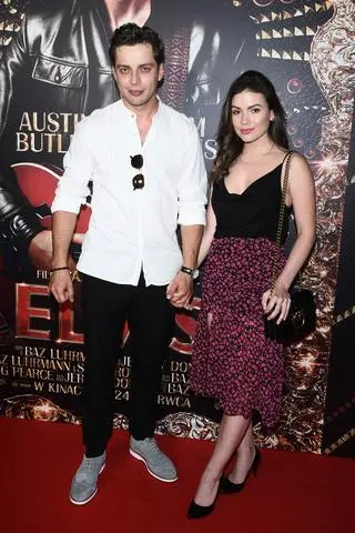 Gwiazdy na premierze "Elvisa": Dawid Czupryński z żoną