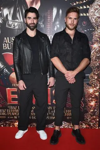 Gwiazdy na premierze "Elvisa": Jacek Jelonek i Oliwer Kubiak