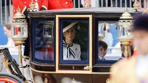 Kate Middleton z rodziną na Trooping the Colour 2024