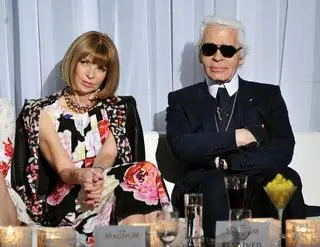 Anna Wintour i Karl Lagerfeld