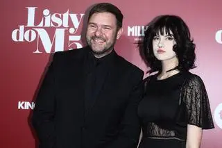 Tomasz Karolak z córką