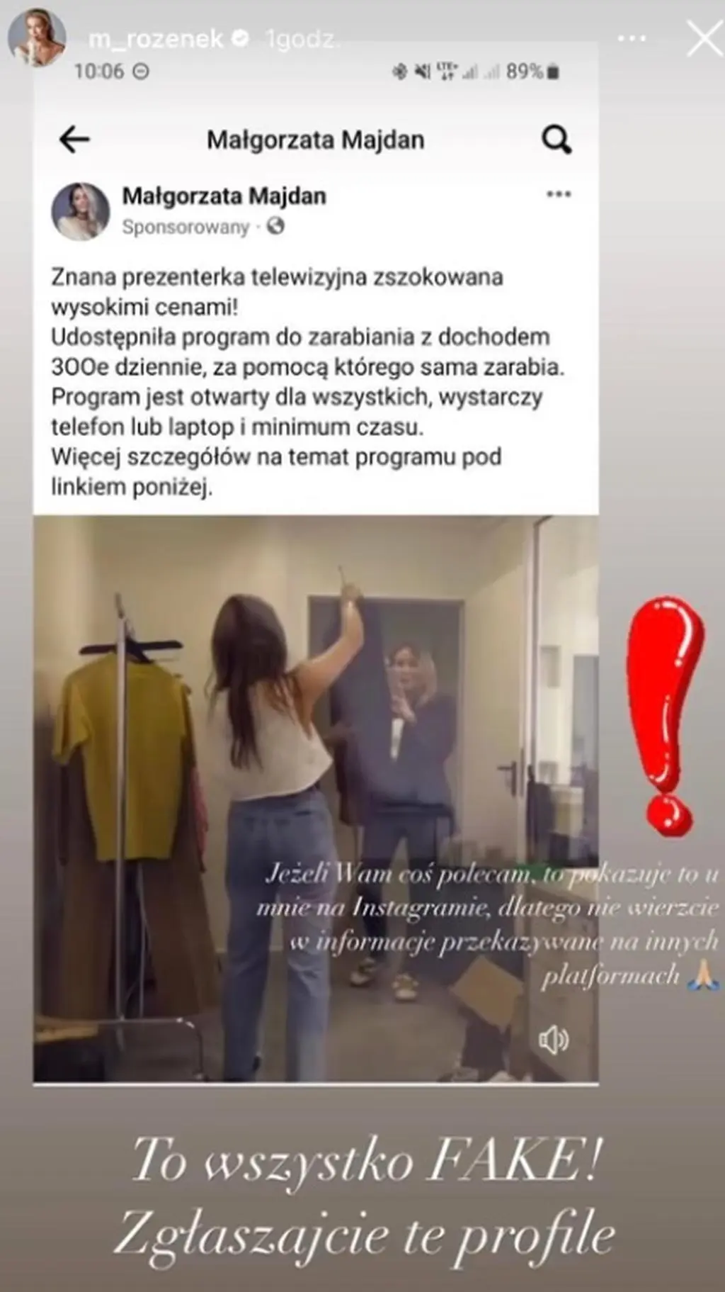 Małgorzata Rozenek padła ofiarą oszustów