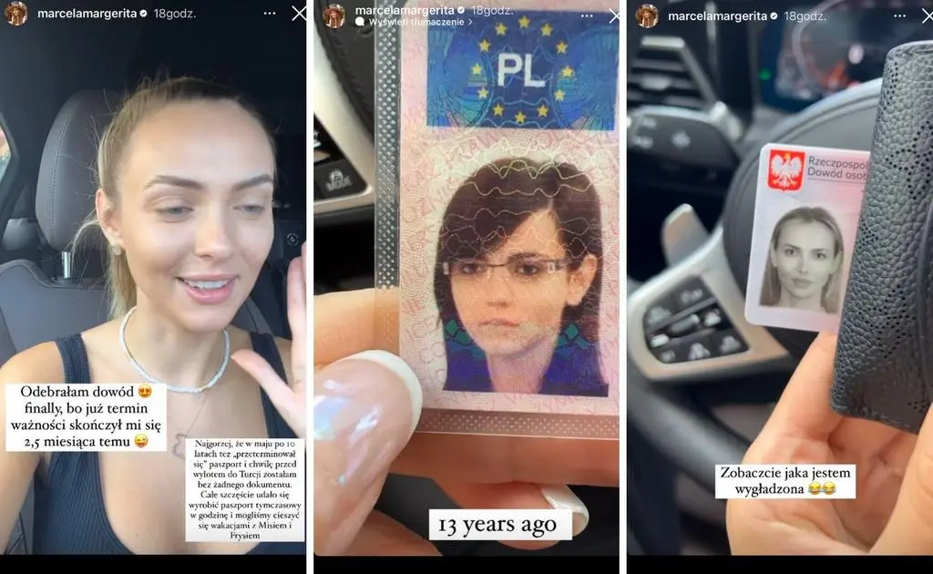 Marcela Leszczak na zdjęciu sprzed 13 lat