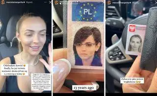 Marcela Leszczak na zdjęciu sprzed 13 lat