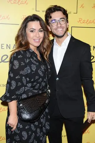 Jan Kietliński z mamą Beatą Tadlą