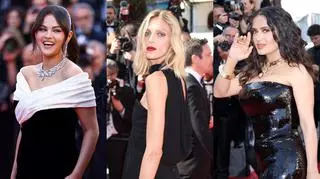 Na czerwonym dywanie w Cannes królowała klasyka. Błyszczały Selena Gomez, Salma Hayek i Anja Rubik