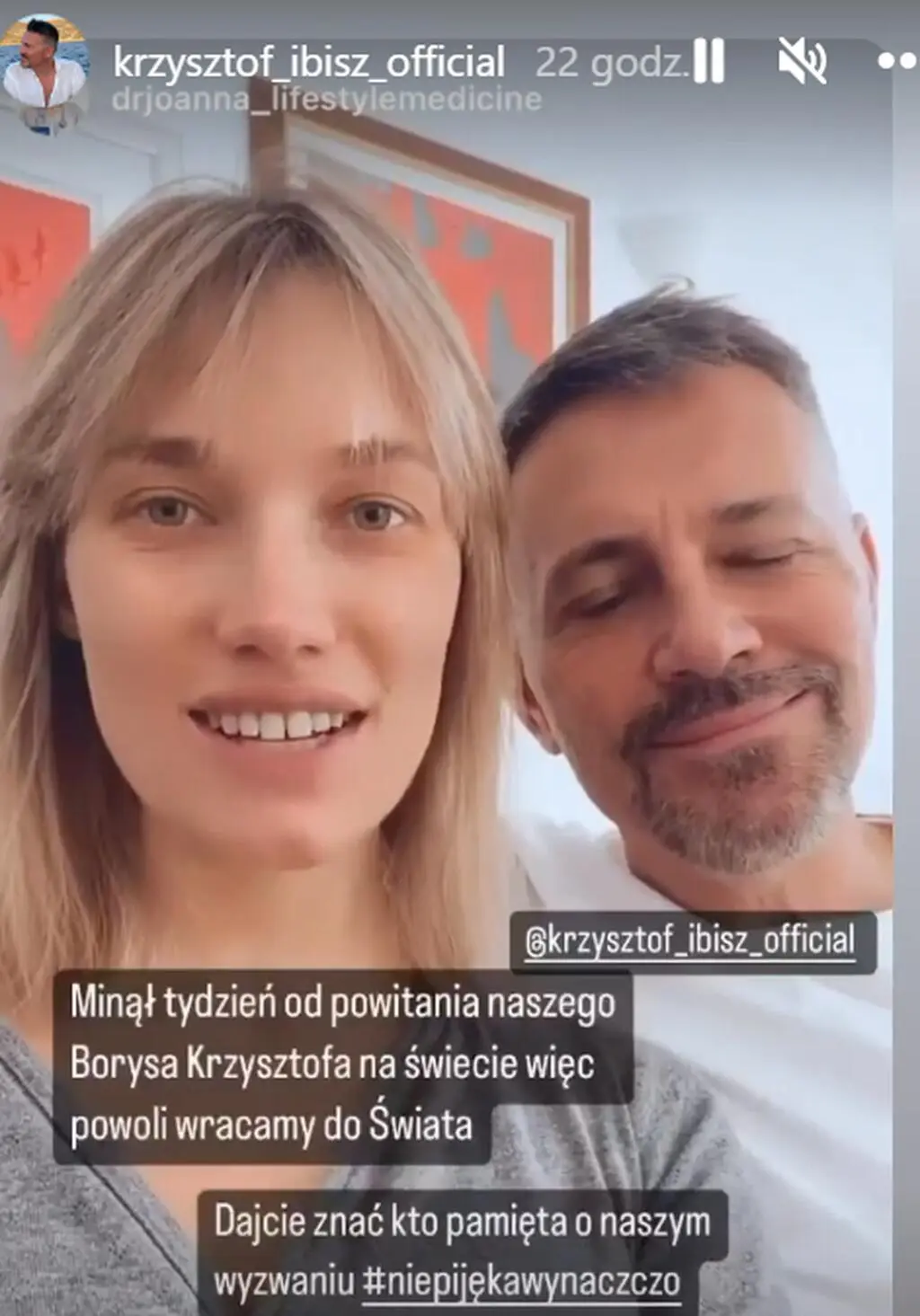 Jak brzmi drugie imię syna Krzysztofa Ibisza?