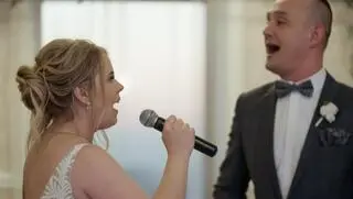 "Ślub od pierwszego wejrzenia". Marta i Maciej śpiewają na swoim weselu