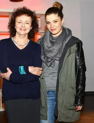 Maria Konarowska z mamą Joanną Szczepkowską