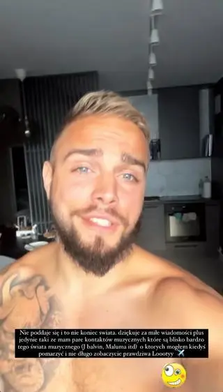 Łukasz "Blondino" Książkiewicz z "Hotelu Paradise"