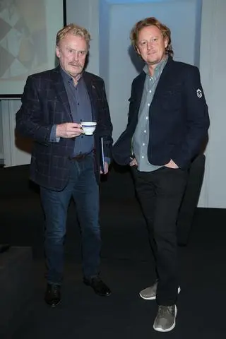 Daniel Olbrychski z synem Rafałem