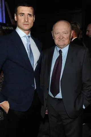 Maciej Damięcki z synem Mateuszem