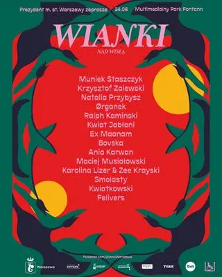 Wianki nad Wisłą 2023 – plakat