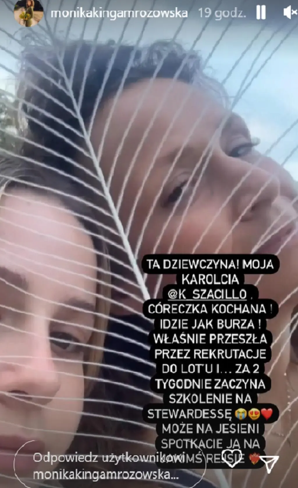 Córka Moniki Mrozowskiej zaczyna dorosłe życie