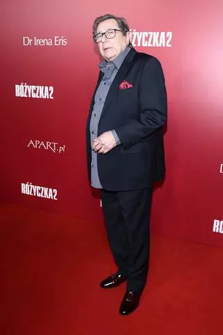 Premiera filmu "Różyczka 2". Janusz Gajos