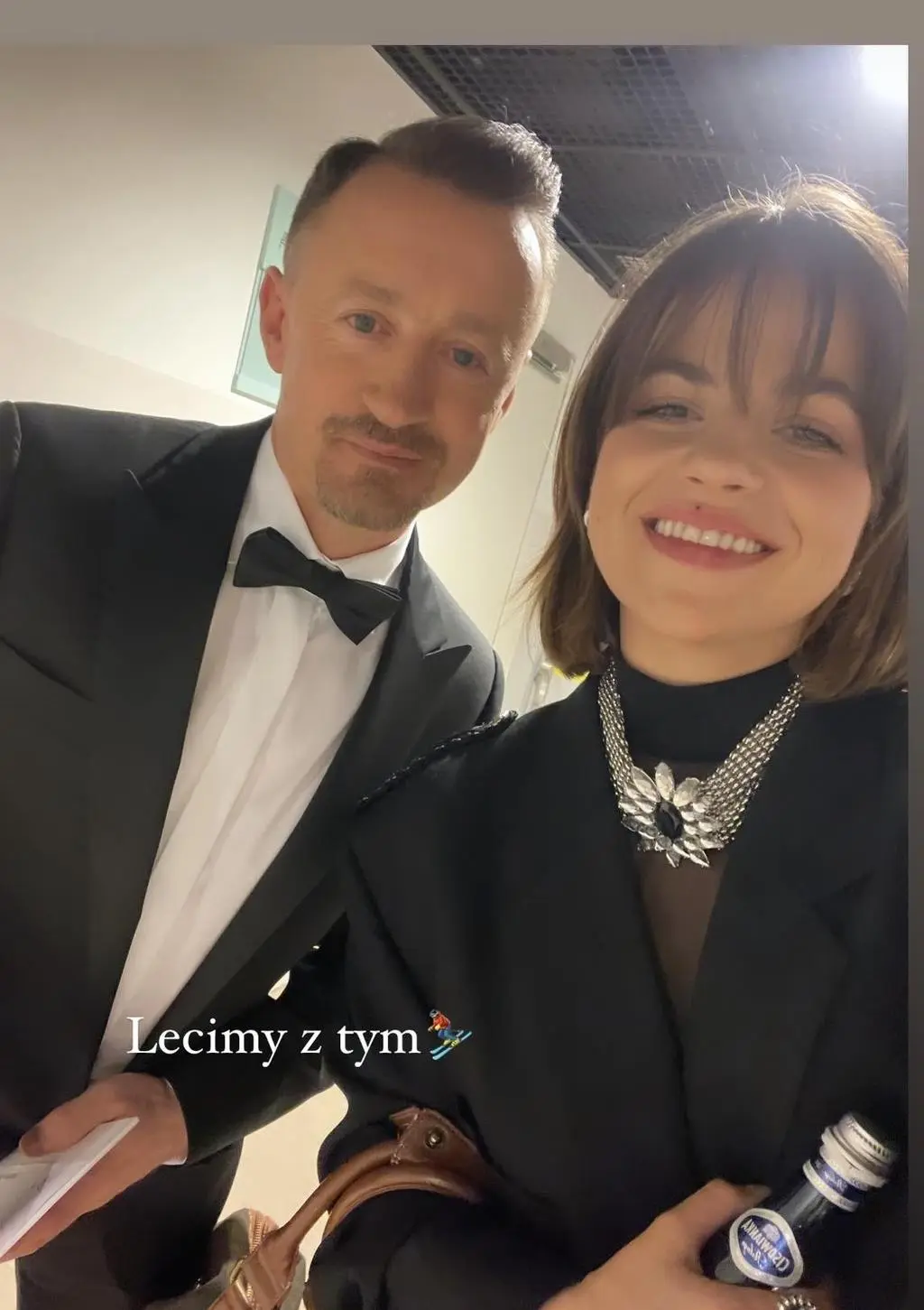 Adam Małysz z córką