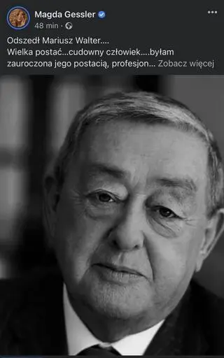 Założyciela stacji TVN pożegnała Magda Gessler