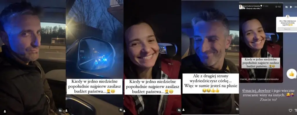 Joanna Koroniewska i Maciej Dowbor zatrzymani przez policję