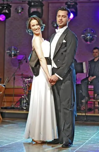 Cezary Olszewski i Anna Nowak-Ibisz w "Tańcu z gwiazdami"