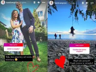 Kamil Węgrzyn ze "ŚOPW" pokazał swoją partnerkę