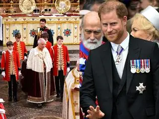 Książę George zadebiutował w ważnej roli. Harry przyszedł sam na koronacę 