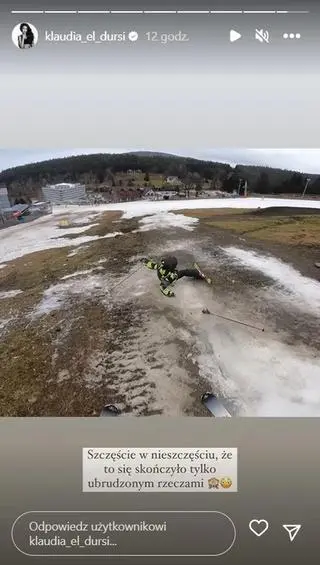 Syn Klaudii El Dursi miał wypadek