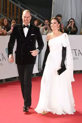 Nagrody BAFTA 2023 – Księżna Kate i książę William na gali