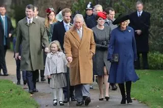 Świąteczny spacer rodziny królewskiej